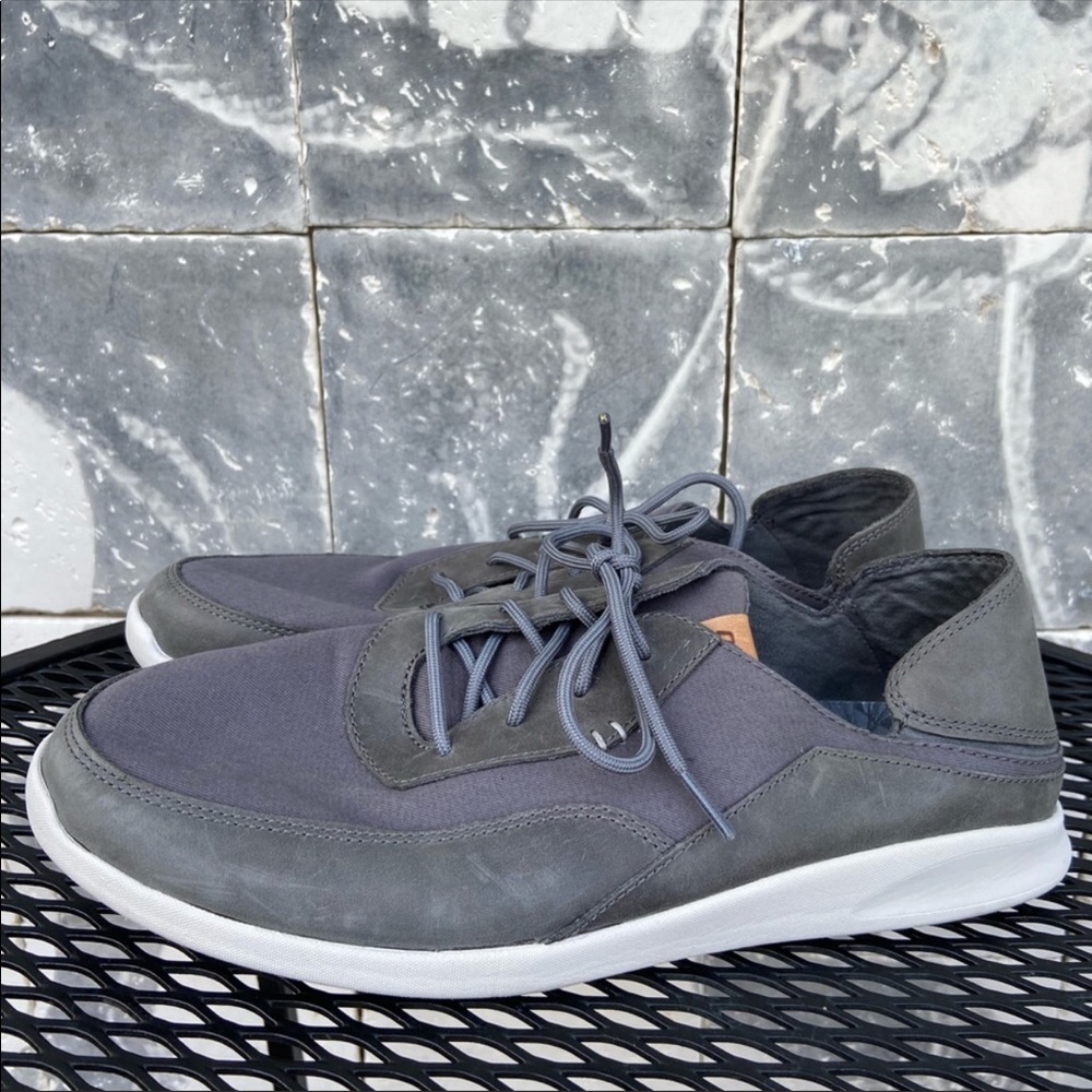 OLUKAI Men’s NIHI Grey SZ12 Worn Once!!